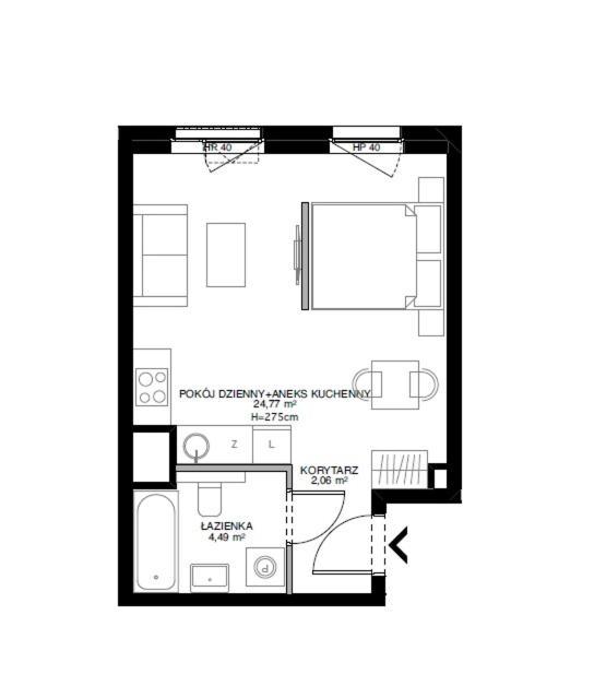 Zloty Lotos-Srodmiescie Z Darmowym Parkingiem Apartment Gdansk Bagian luar foto